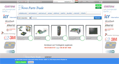 Desktop Screenshot of novoparts.hu