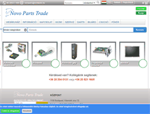 Tablet Screenshot of novoparts.hu